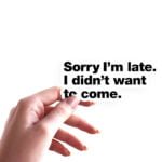 sorry I'm late ..