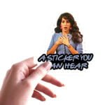 A sticker you can hear