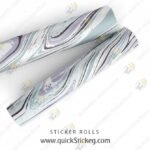 Mint Green Marble Sticker Roll