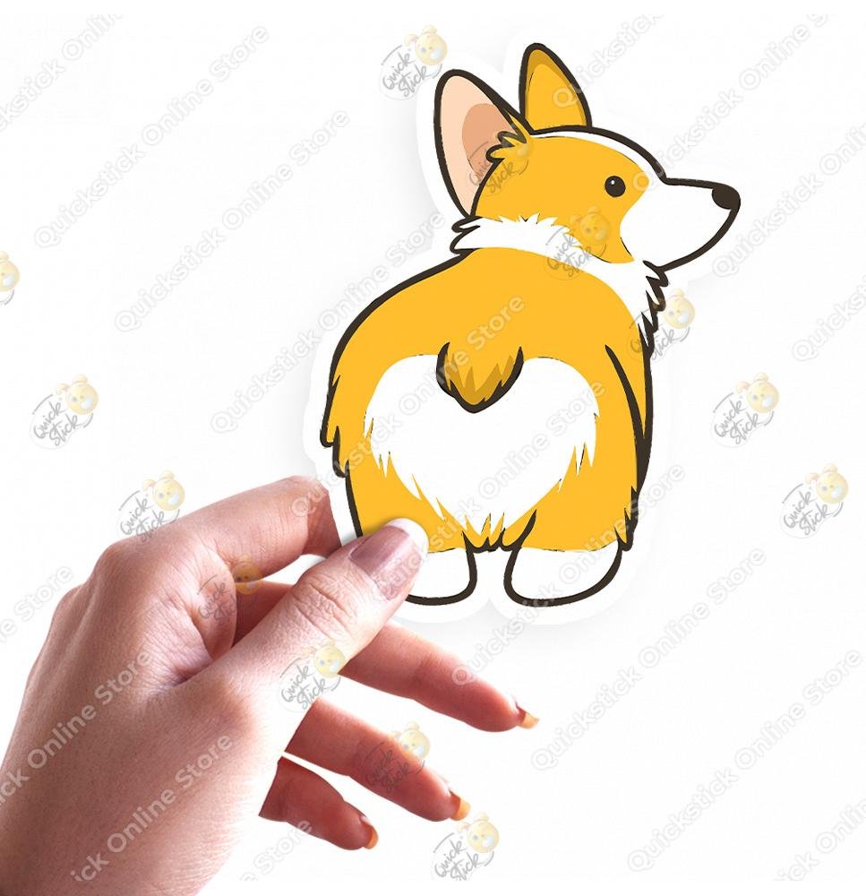 162 Corgi Heart Butt - Image 1