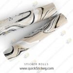 Brown Marble Sticker Roll