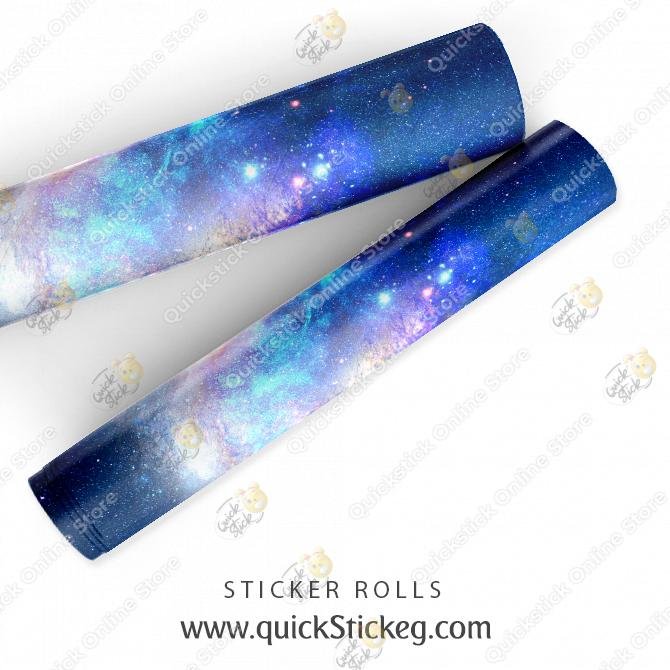 2 Space Galaxy Sticker Roll - Image 1