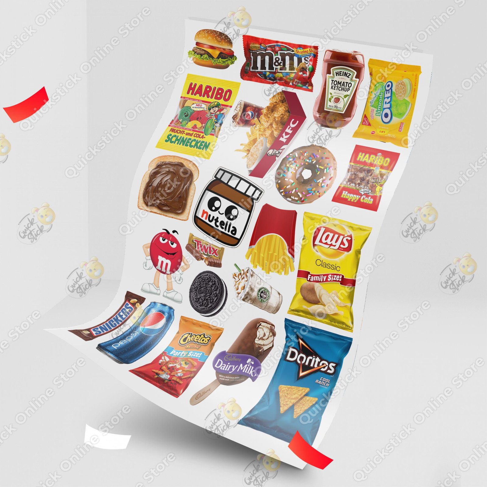 2 Snacks Food Sheet - Image 1