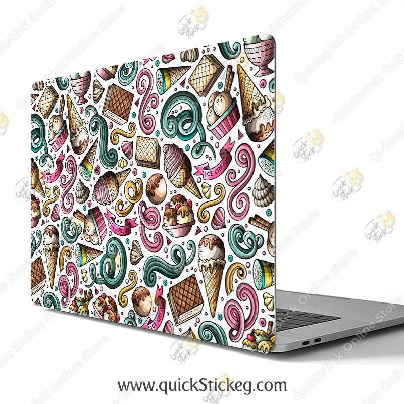 27 Ice cream pattern Laptopskin - Image 1