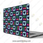 Hearts pattern Laptopskin