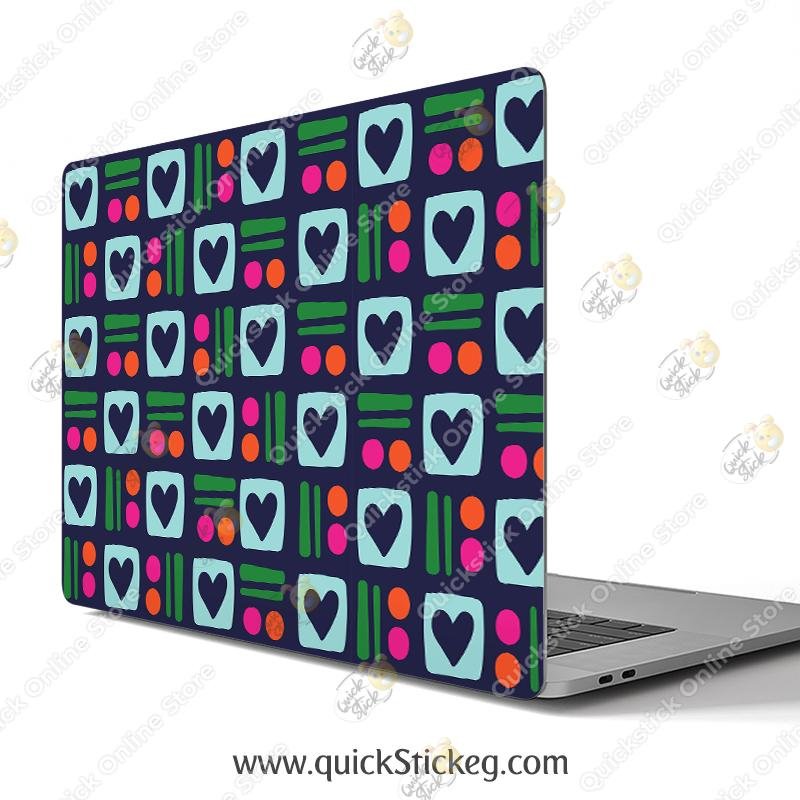 28 Hearts pattern Laptopskin - Image 1