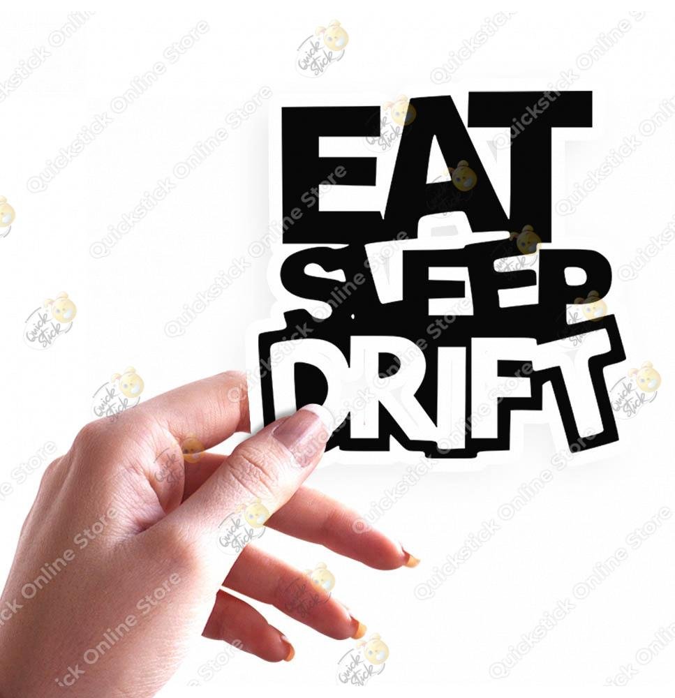 35 Eat Sleep Drift B&W - Image 1