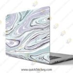 Mint Green Marble Laptopskin