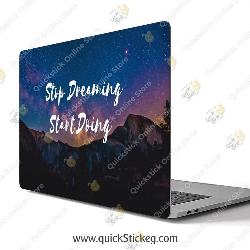 42 Stop Dreaming Start Doing Laptopskin - الصورة 1
