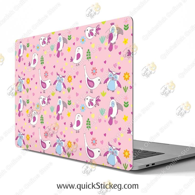 51 Pink Birds Laptopskin - الصورة 1
