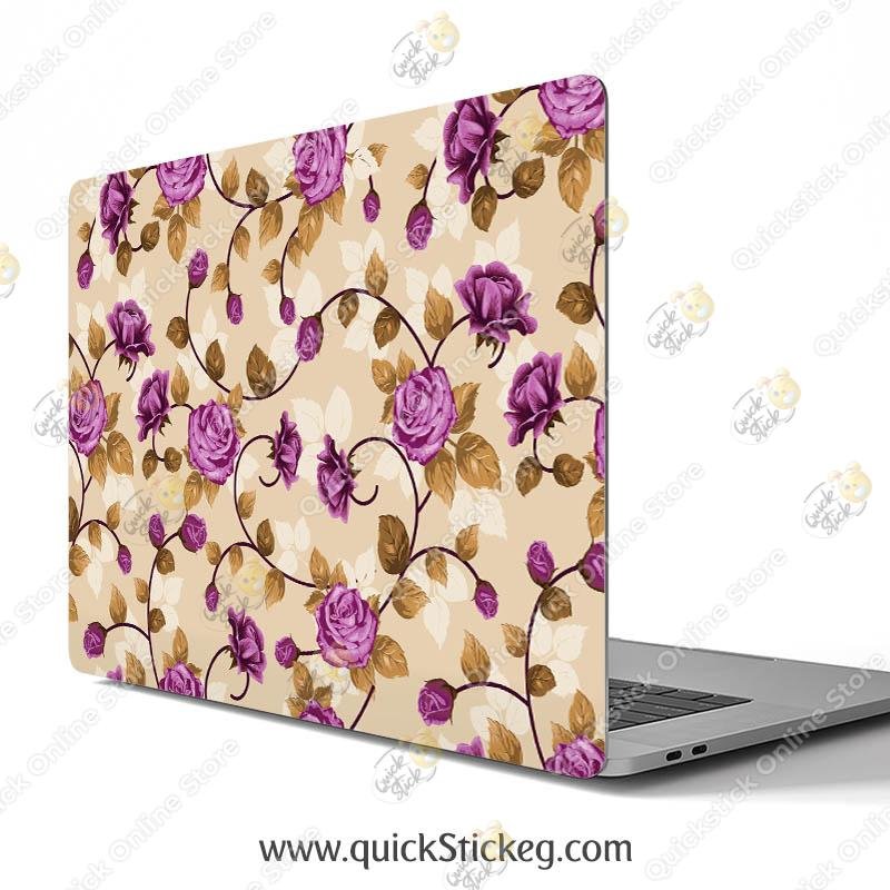 58 Brown Flowers Laptopskin - Image 1
