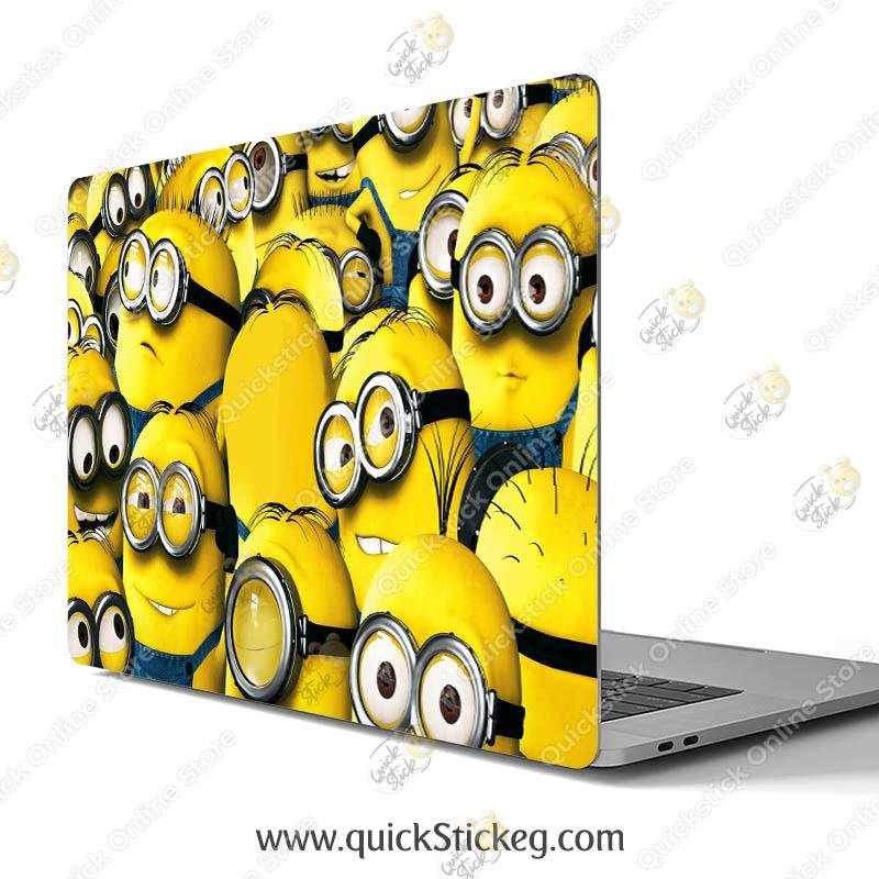 59 Minions Heads Laptopskin - الصورة 1