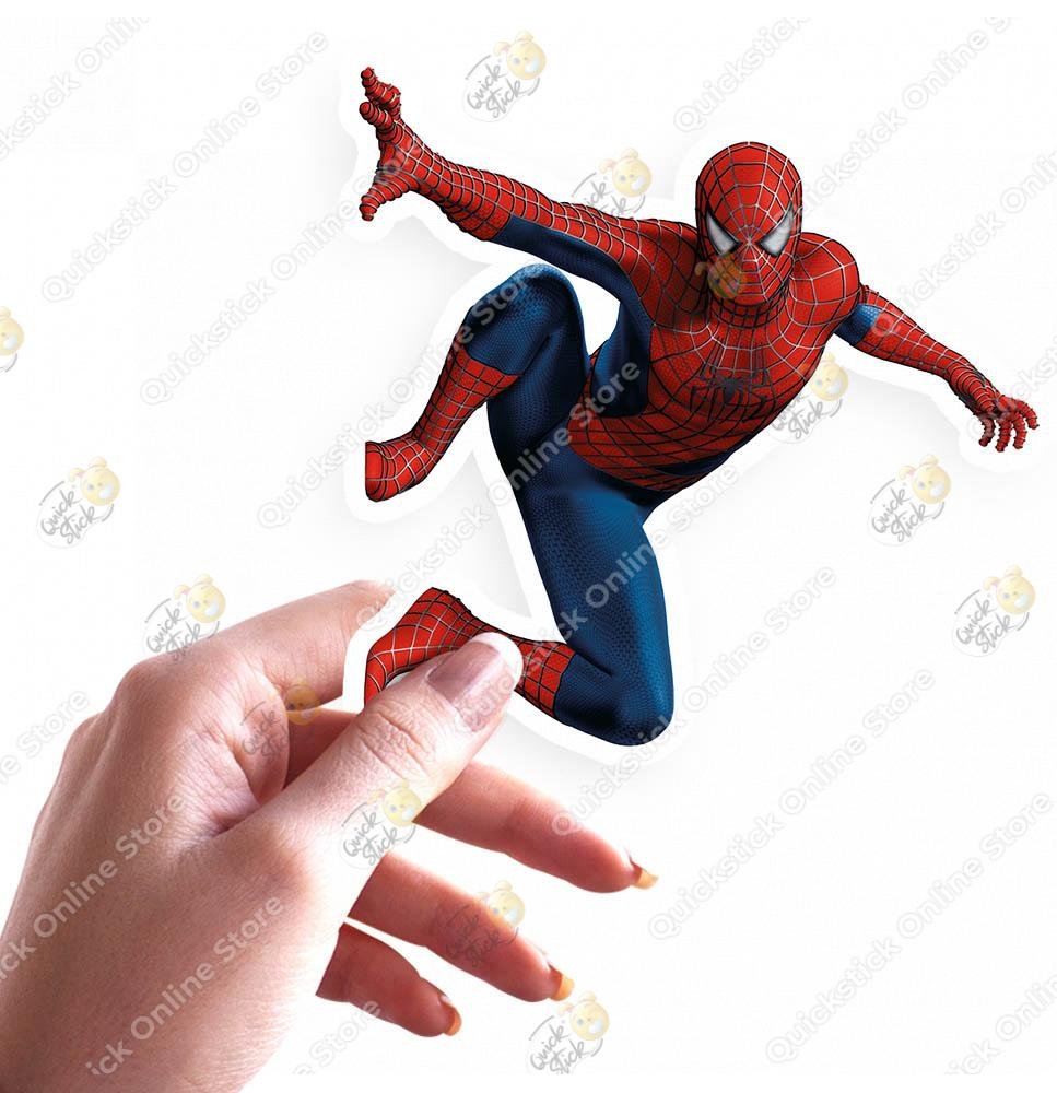 6 3d Spider Man on wall - Image 1