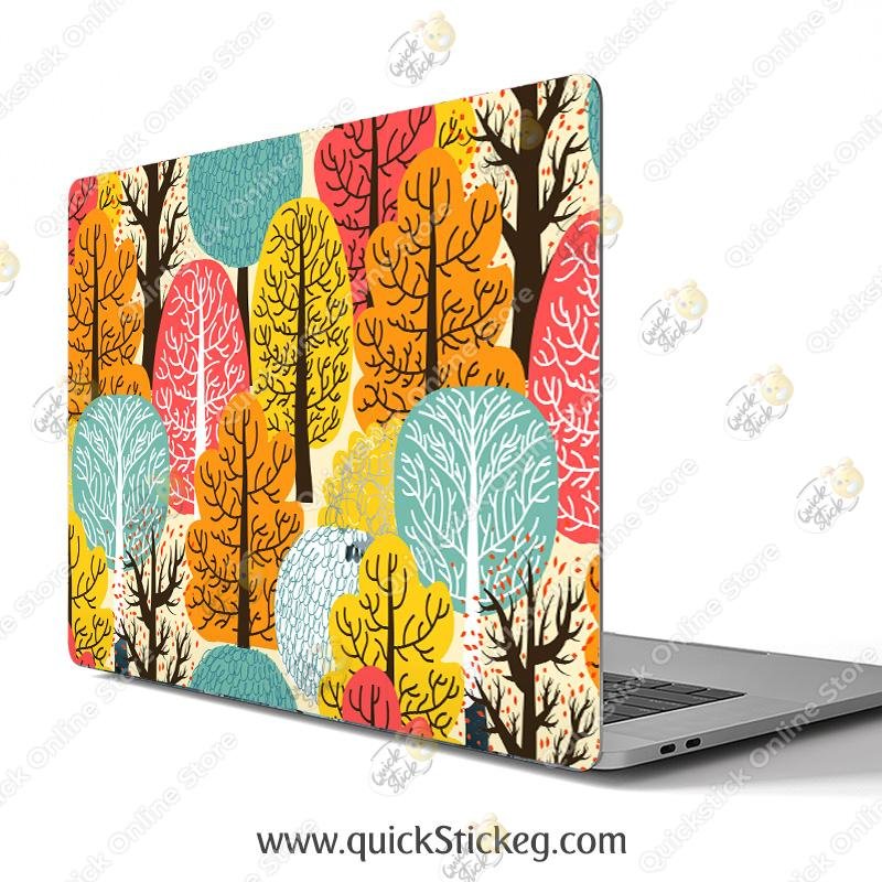 69 Autumn Trees Pattern Laptopskin - الصورة 1