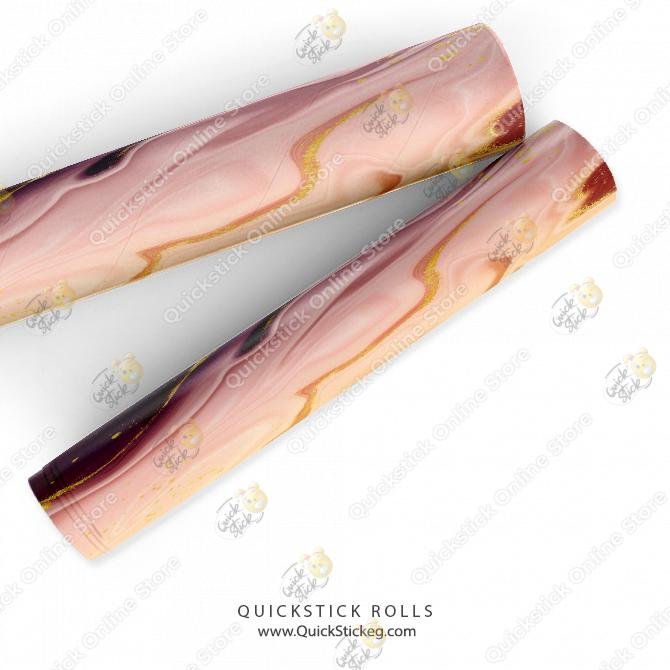 Golden Foil P Marble rolls Golden Foil P Marble roll - Image 1