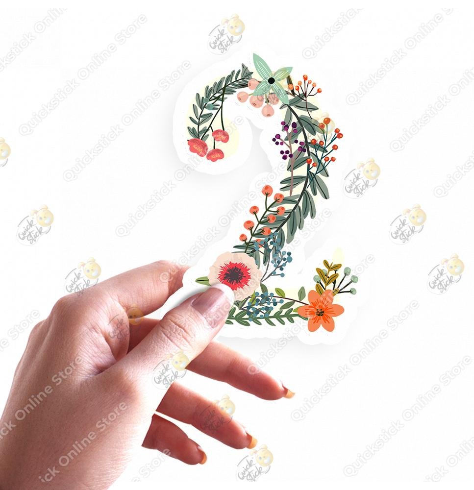 Quickstick Floral Alphabet 2 Quickstick Floral Alphabet No.2 - الصورة 1