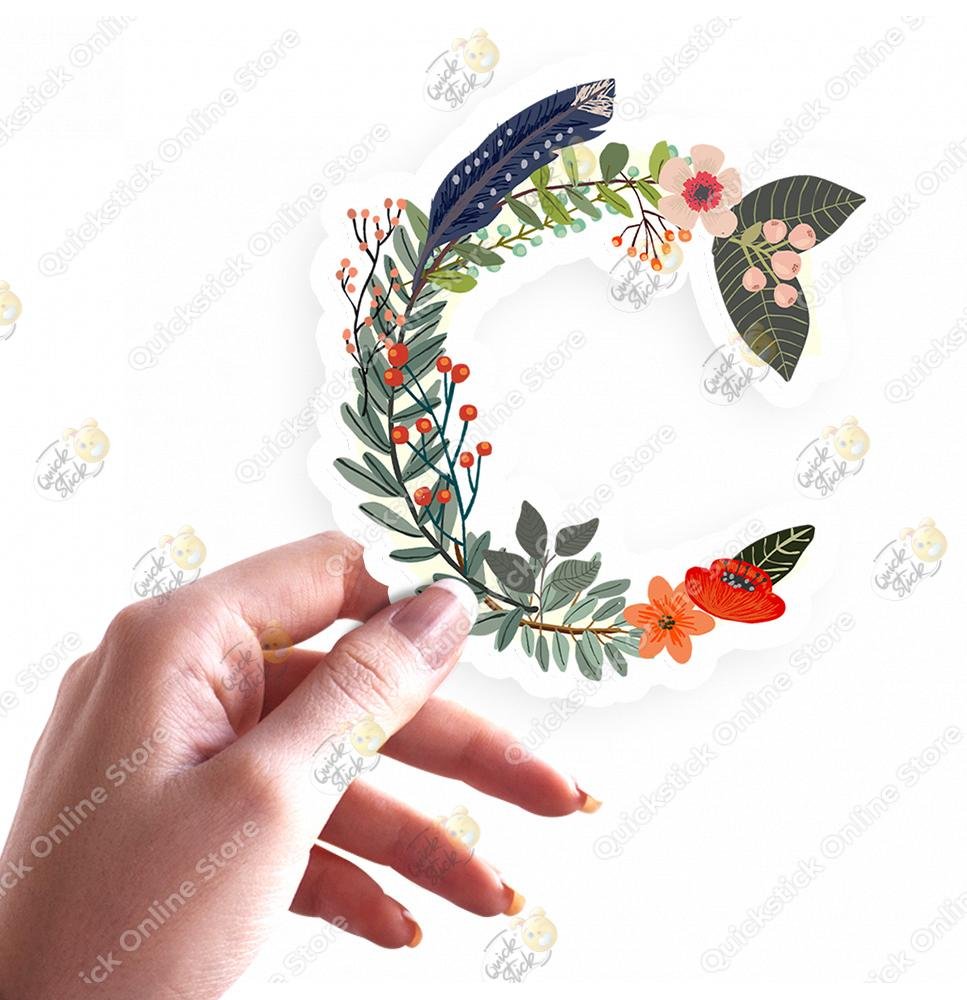 Quickstick Floral Alphabet c Quickstick Floral Alphabet c - الصورة 1