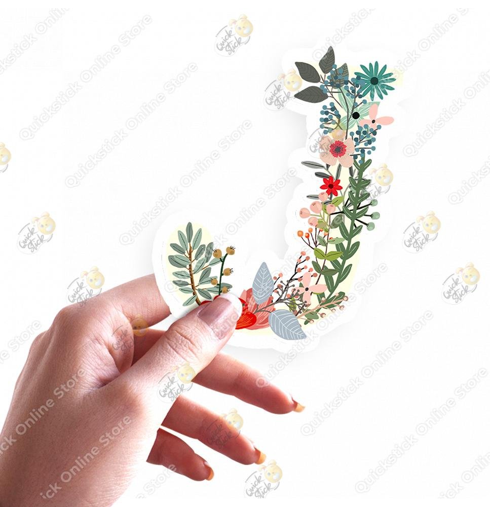 Quickstick Floral Alphabet j Quickstick Floral Alphabet j - الصورة 1