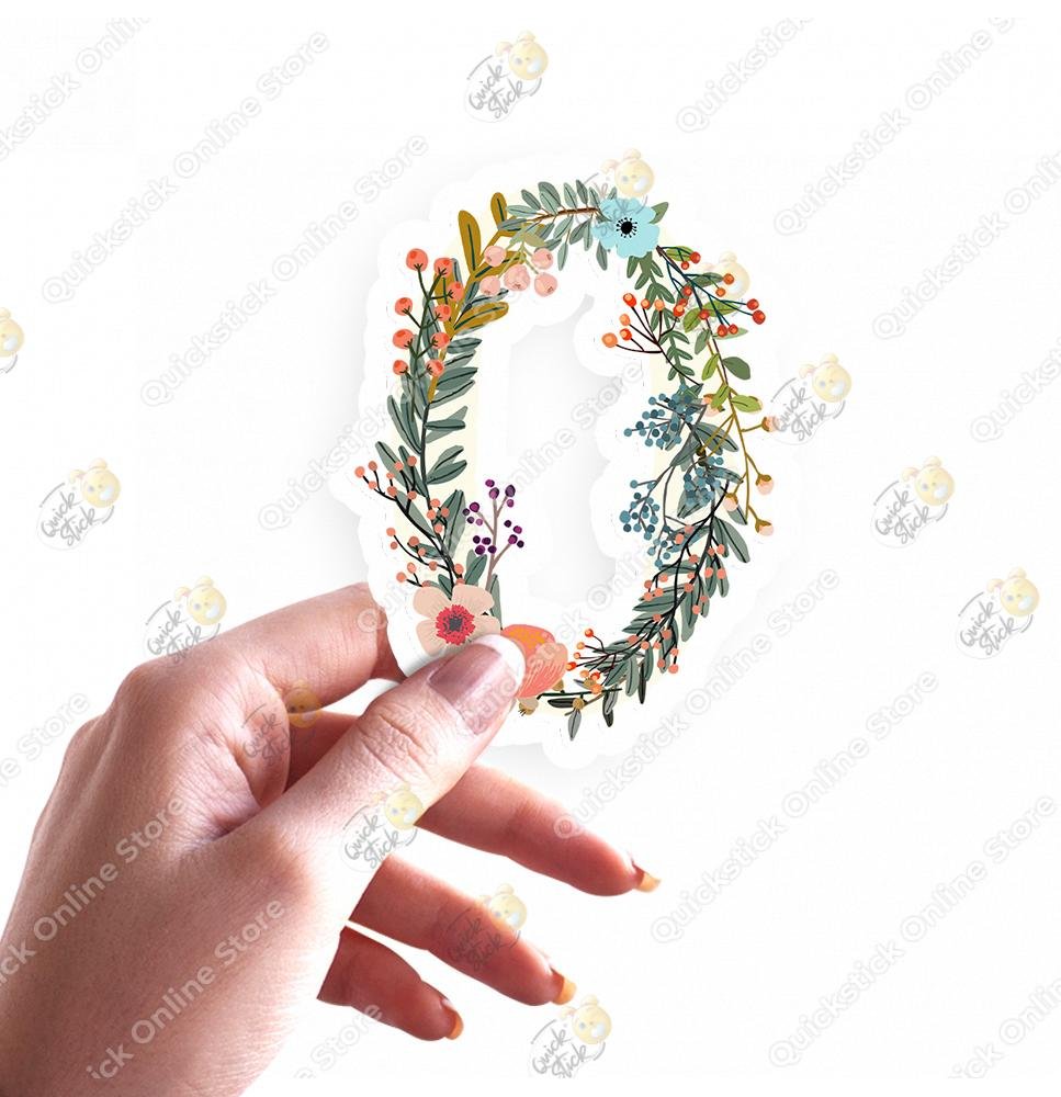 Quickstick Floral Alphabet o Quickstick Floral Alphabet o - Image 1