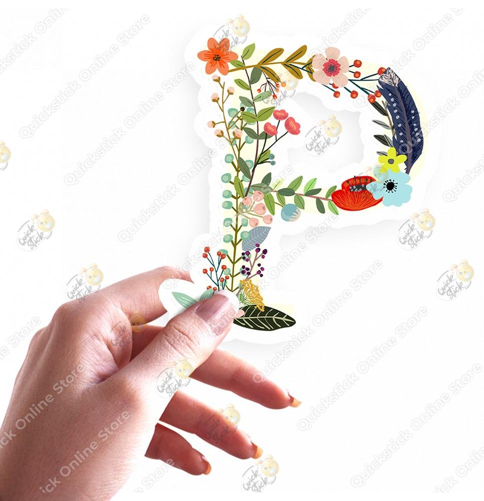 Quickstick Floral Alphabet p Quickstick Floral Alphabet p - الصورة 1