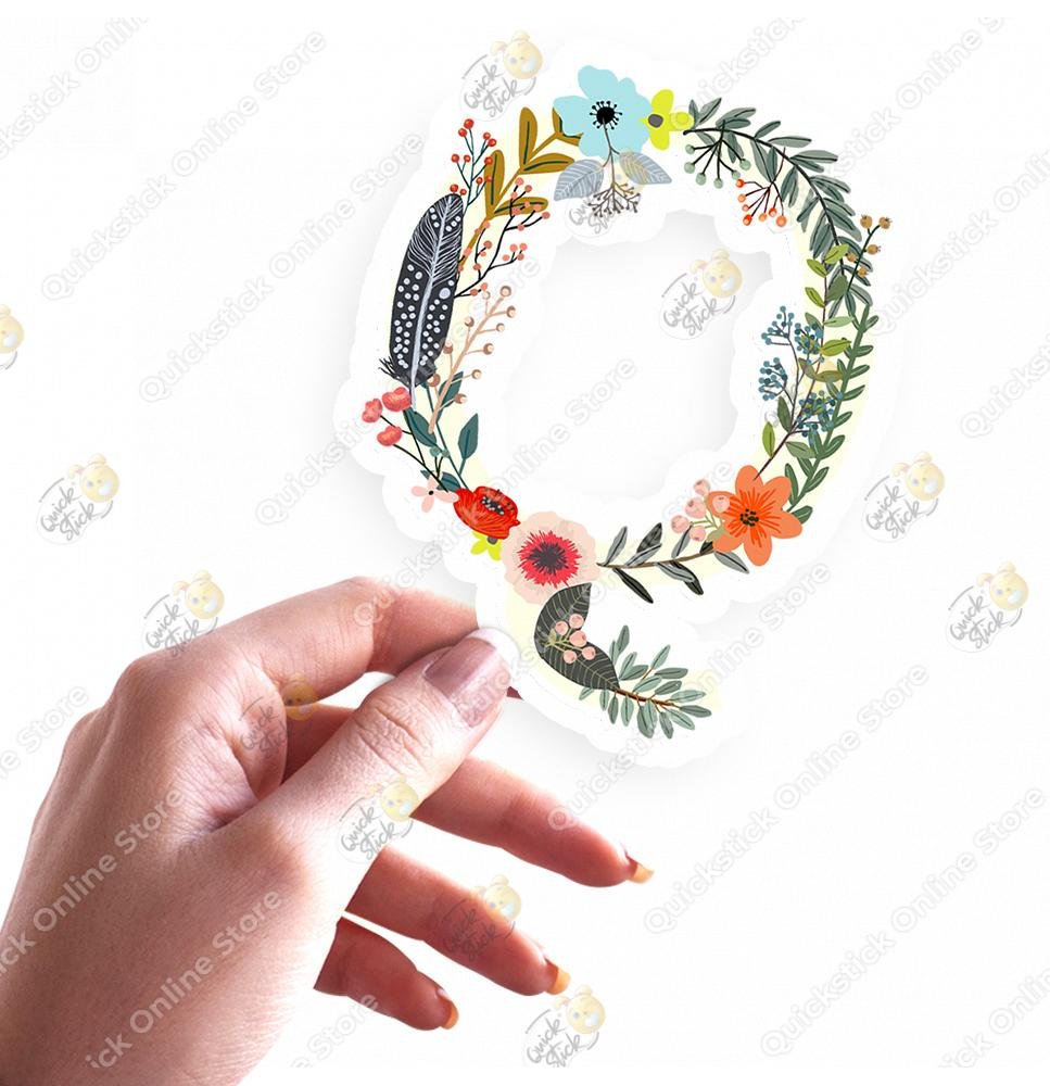 Quickstick Floral Alphabet q Quickstick Floral Alphabet q - الصورة 1