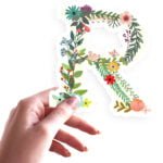 Quickstick Floral Alphabet r