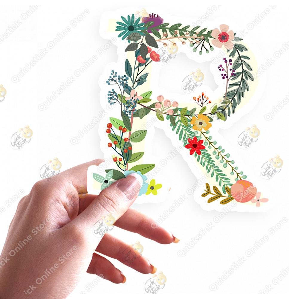 Quickstick Floral Alphabet r Quickstick Floral Alphabet r - الصورة 1