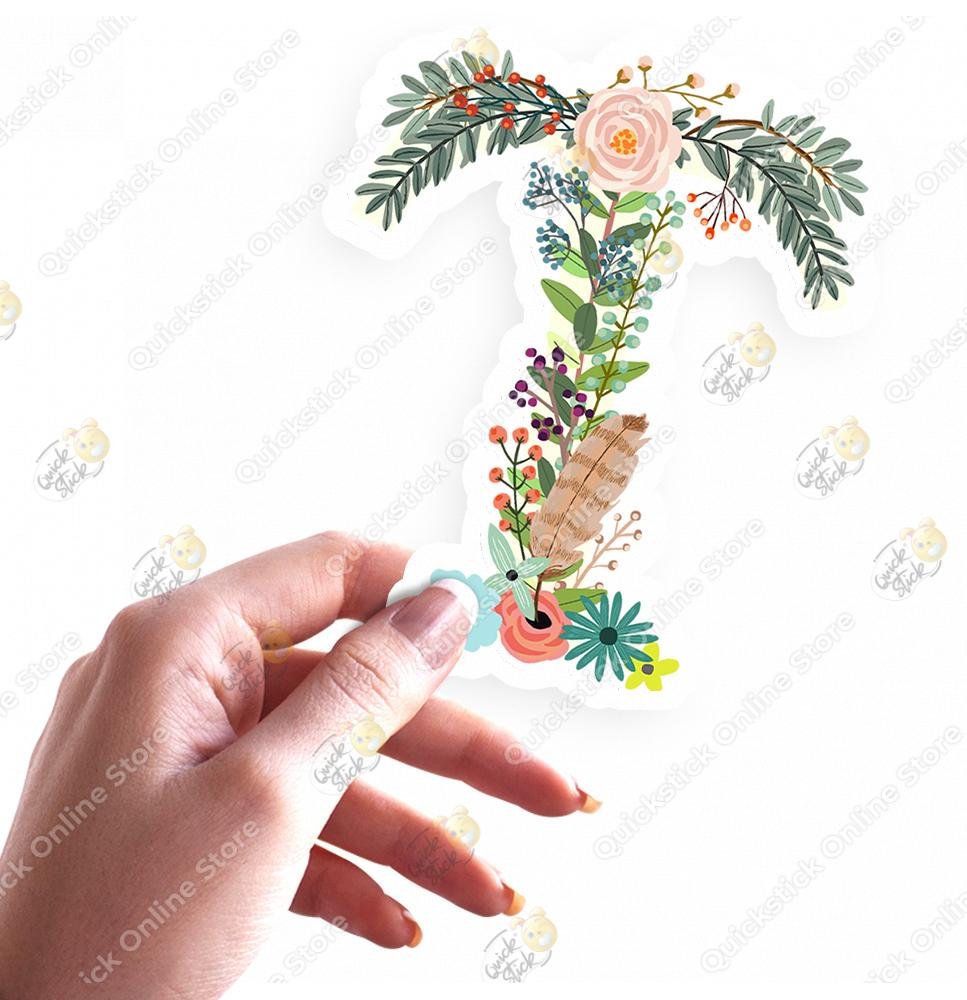 Quickstick Floral Alphabet t Quickstick Floral Alphabet t - الصورة 1