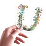 Quickstick Floral Alphabet u
