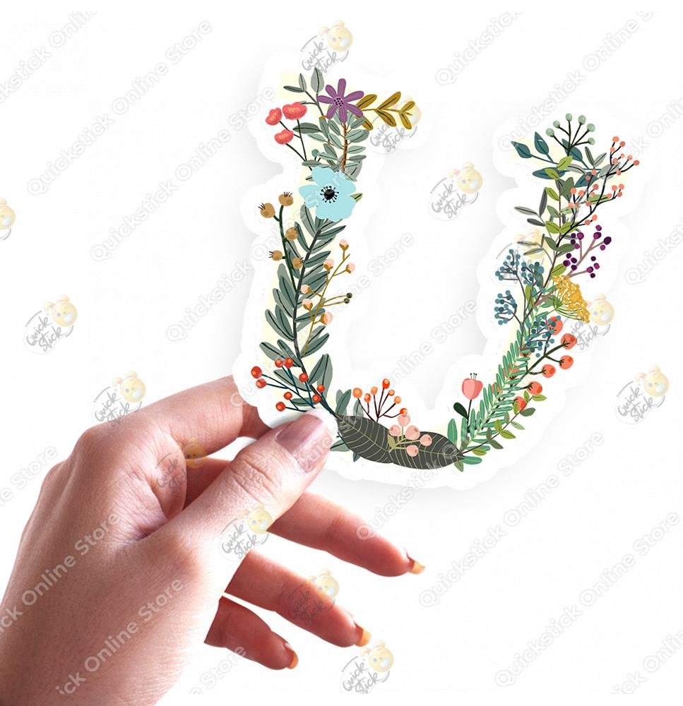 Quickstick Floral Alphabet u Quickstick Floral Alphabet u - الصورة 1