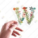 Quickstick Floral Alphabet W