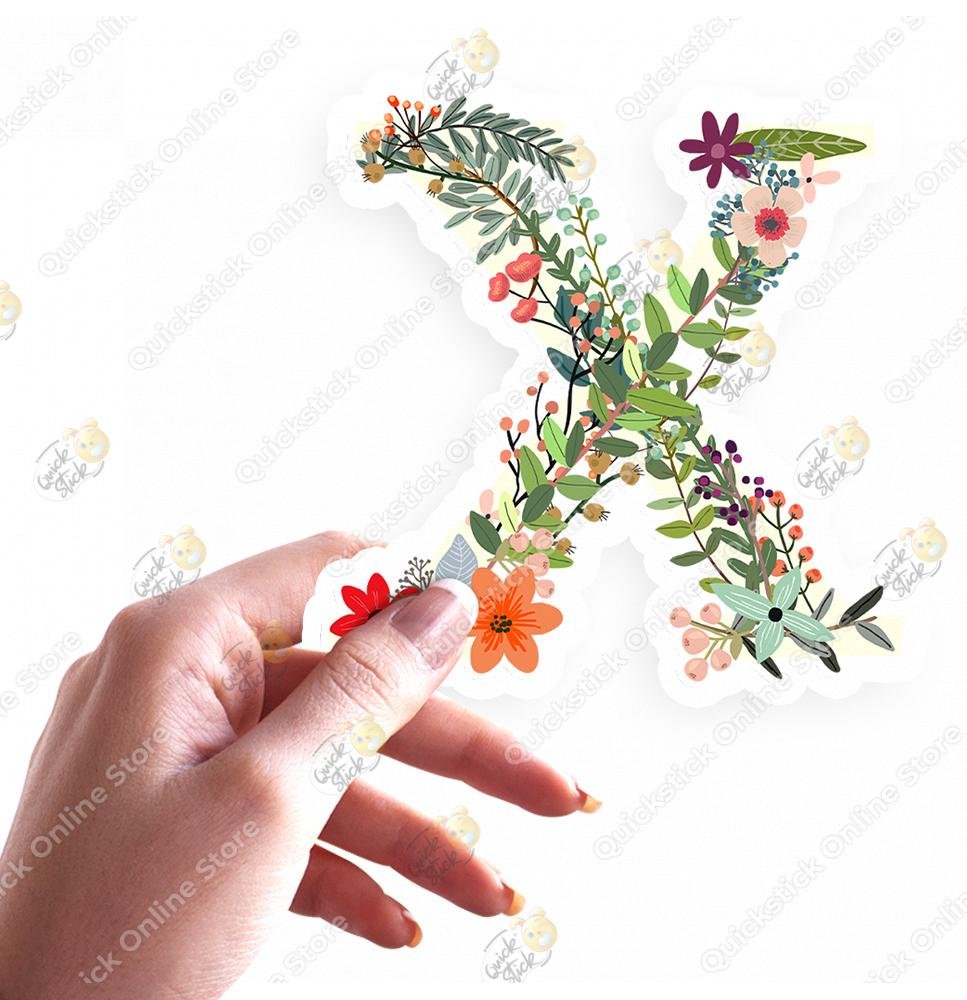 Quickstick Floral Alphabet x Quickstick Floral Alphabet X - Image 1