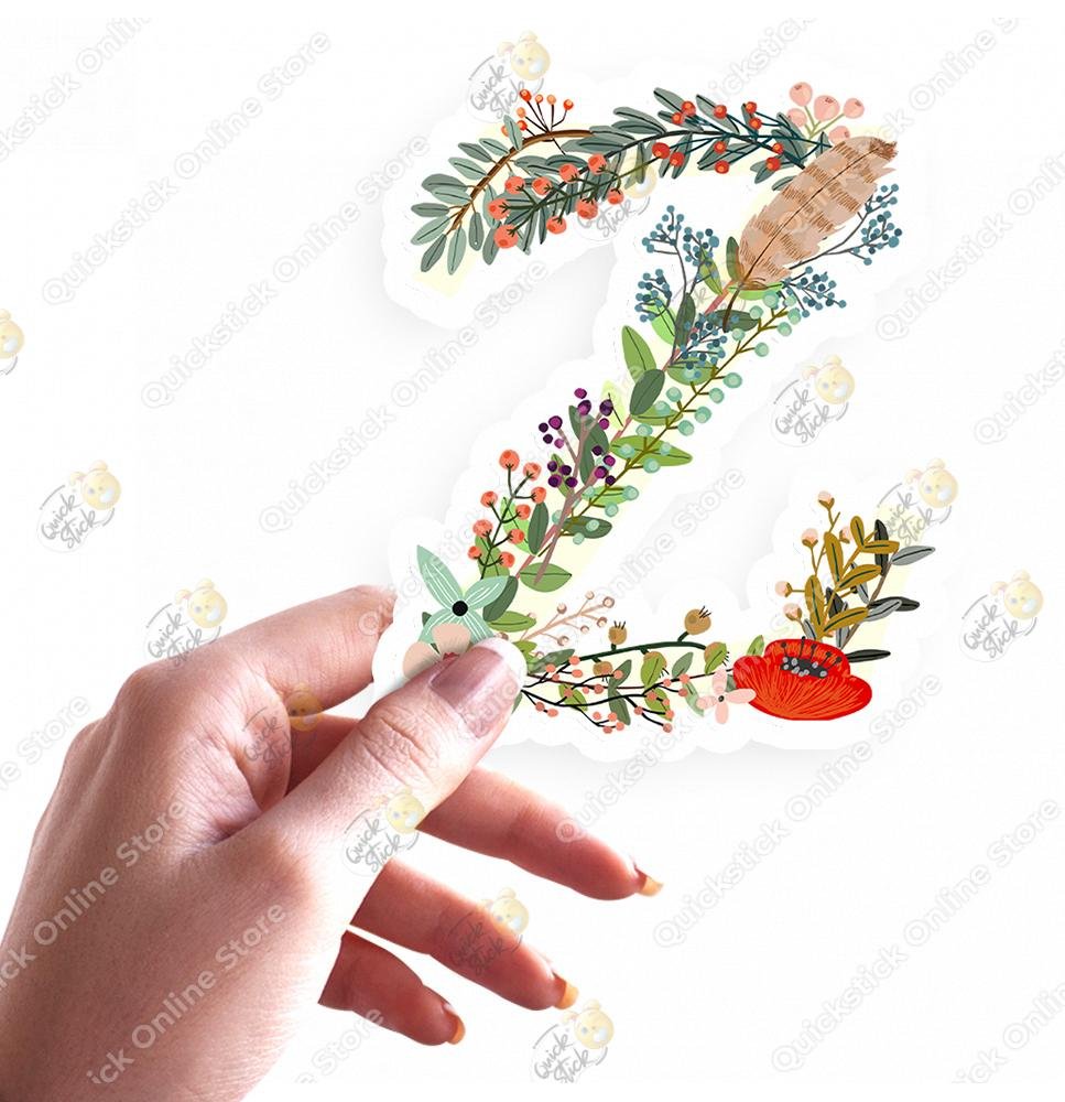 Quickstick Floral Alphabet z Quickstick Floral Alphabet Z - الصورة 1