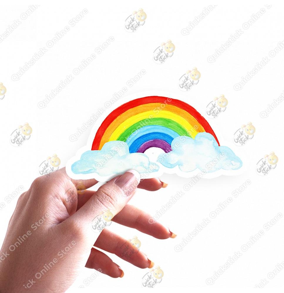 234 rainbow with cloud - الصورة 1