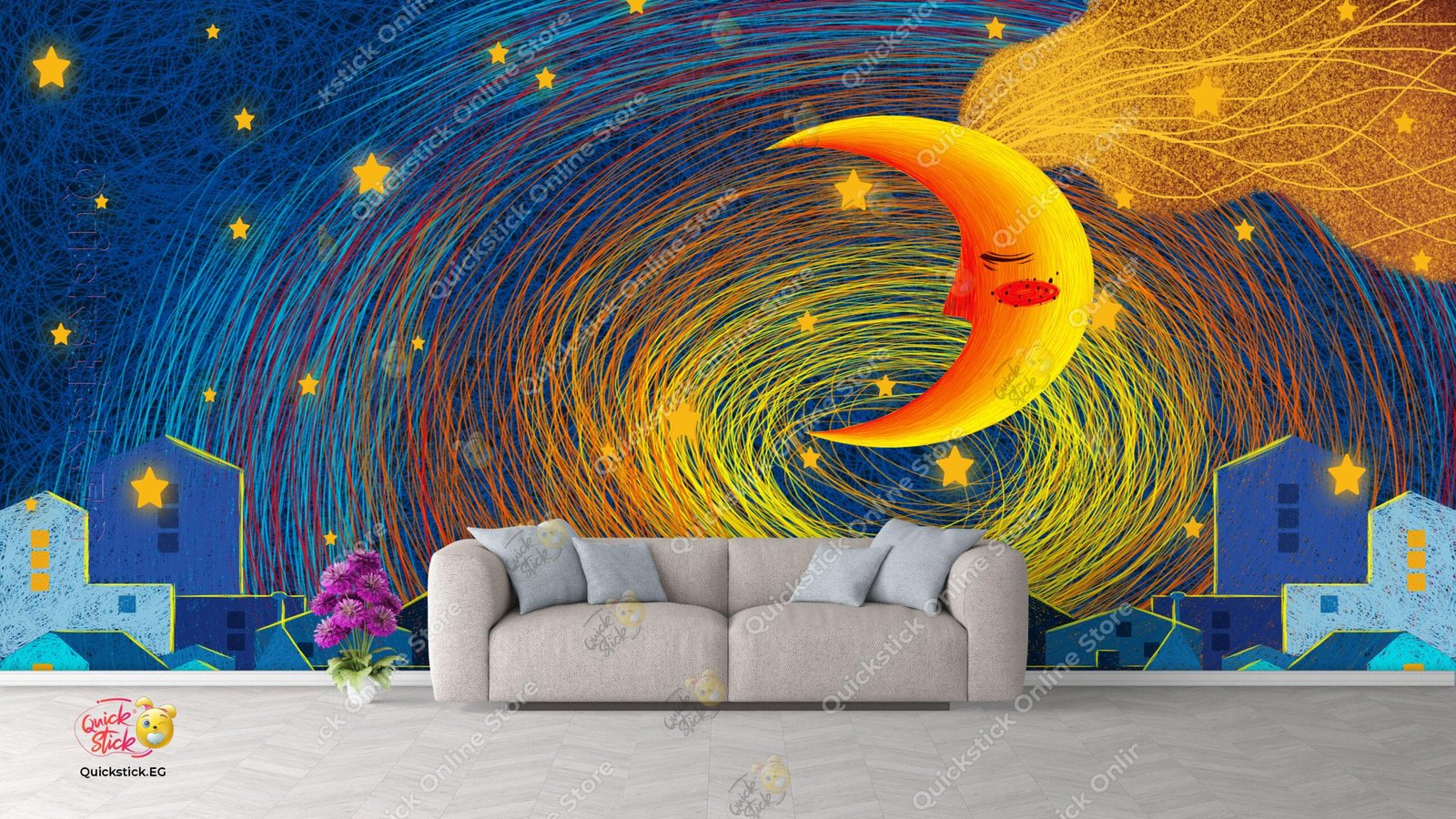 3D starry moon house 3D starry moon house - Image 1