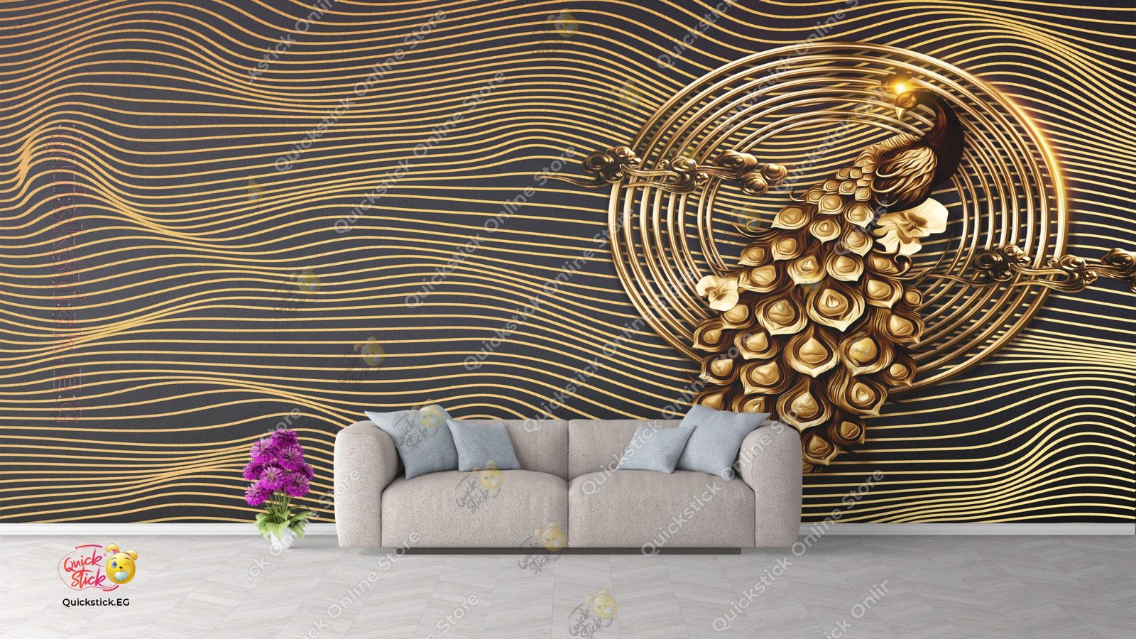 Gold peacock Gold peacock - Image 1