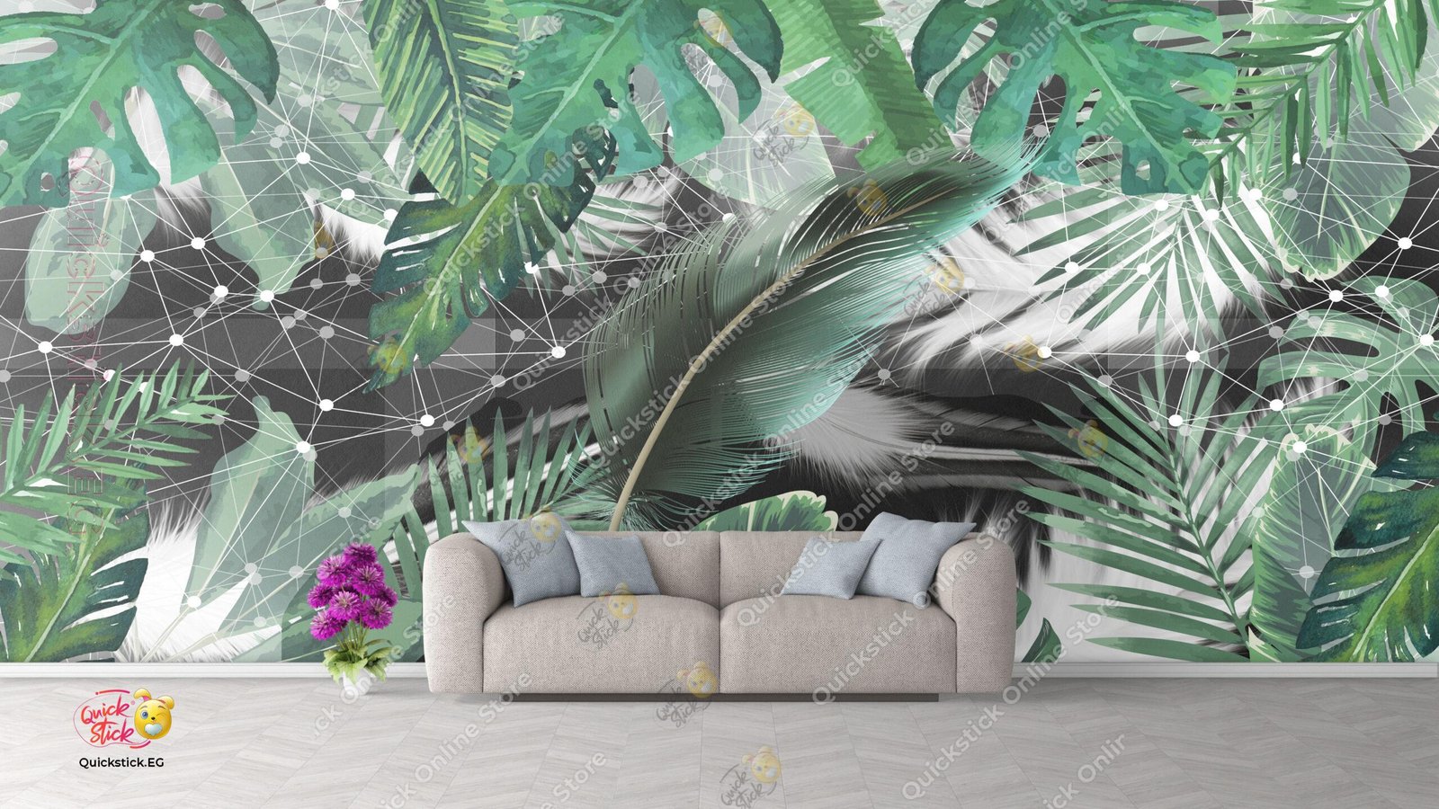 color abstract trees 3D Color abstract trees 3D - الصورة 1