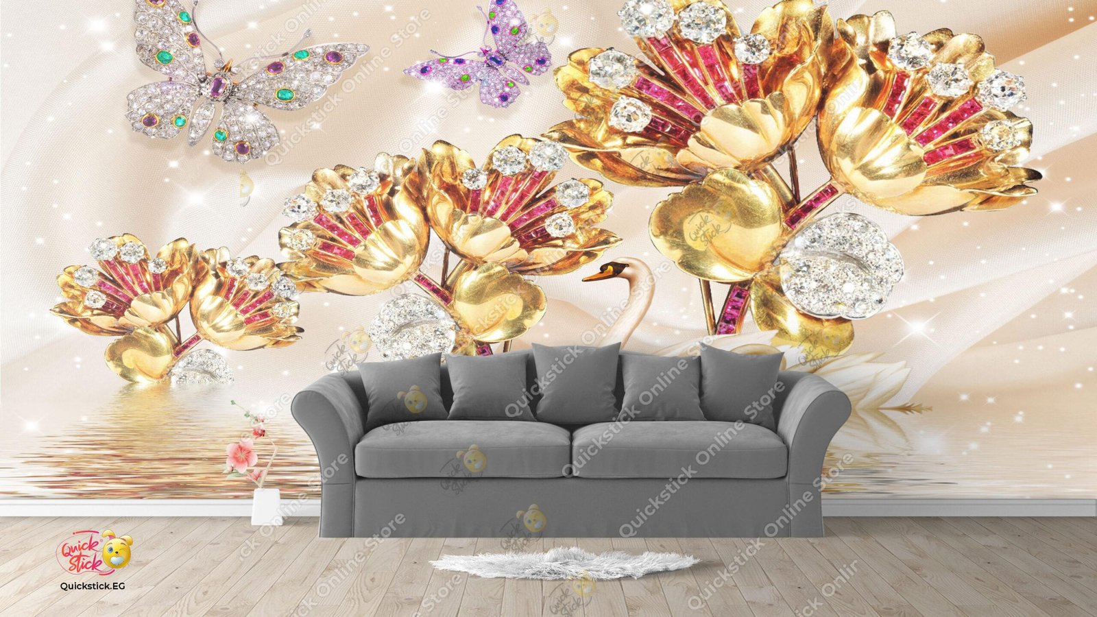 swan flower 3D Swan flower 3D - Image 1