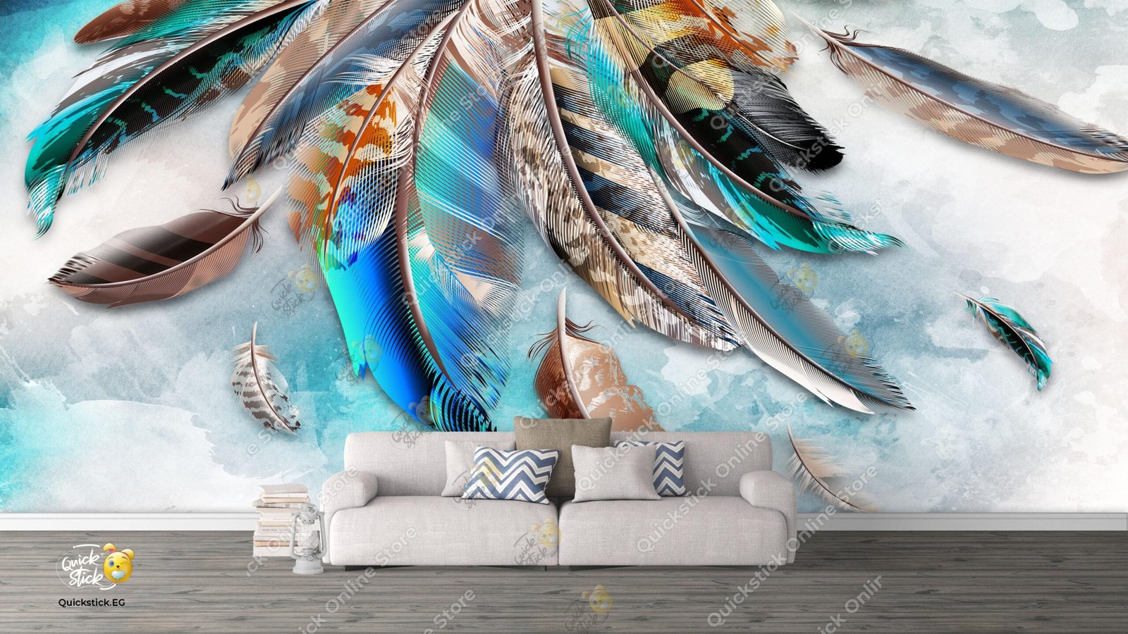 watercolor feather Watercolor feather - Image 1