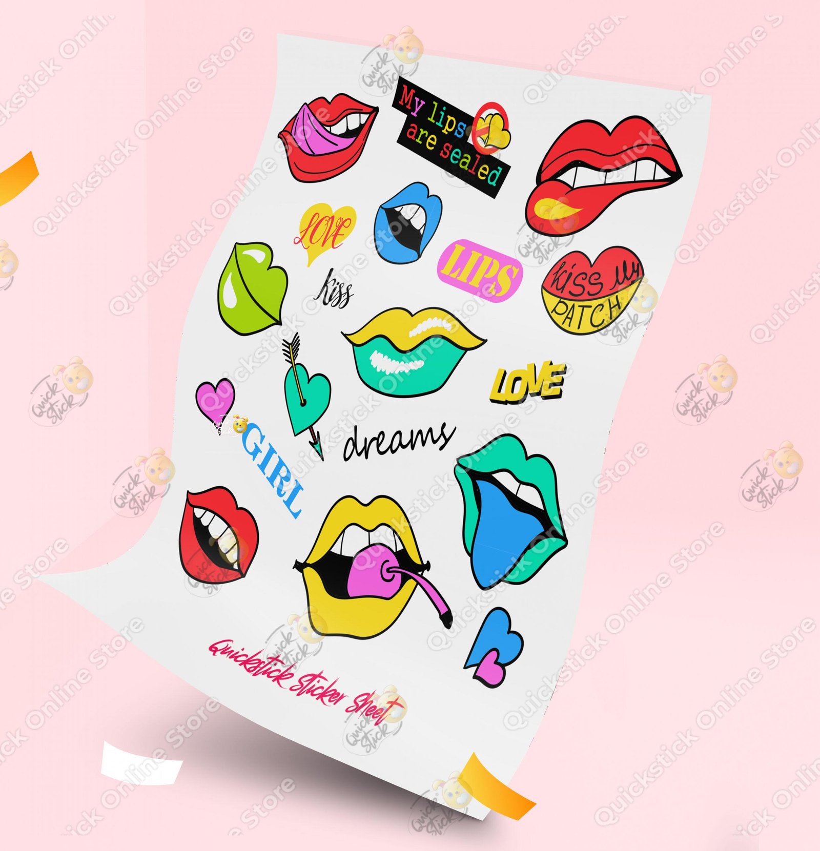 Pink Lips stock Pink Lips stock - الصورة 1