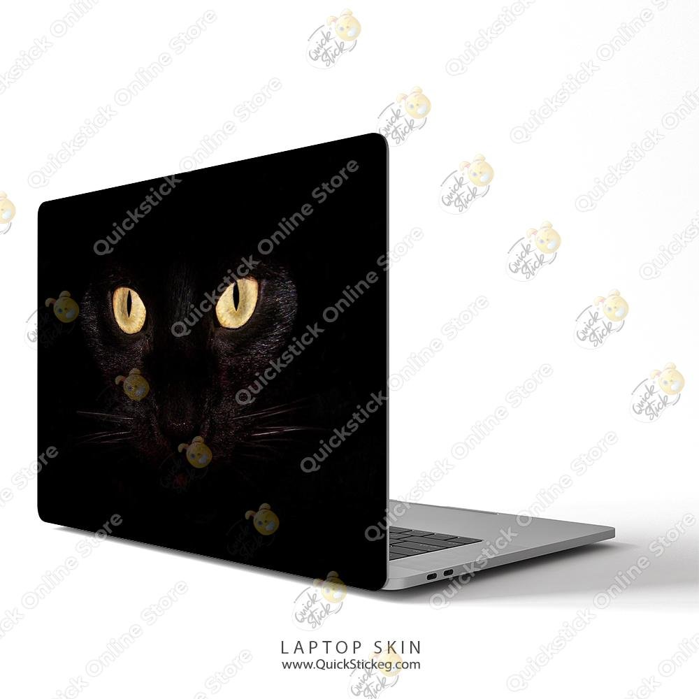 503 yellow eyes black cat - الصورة 1