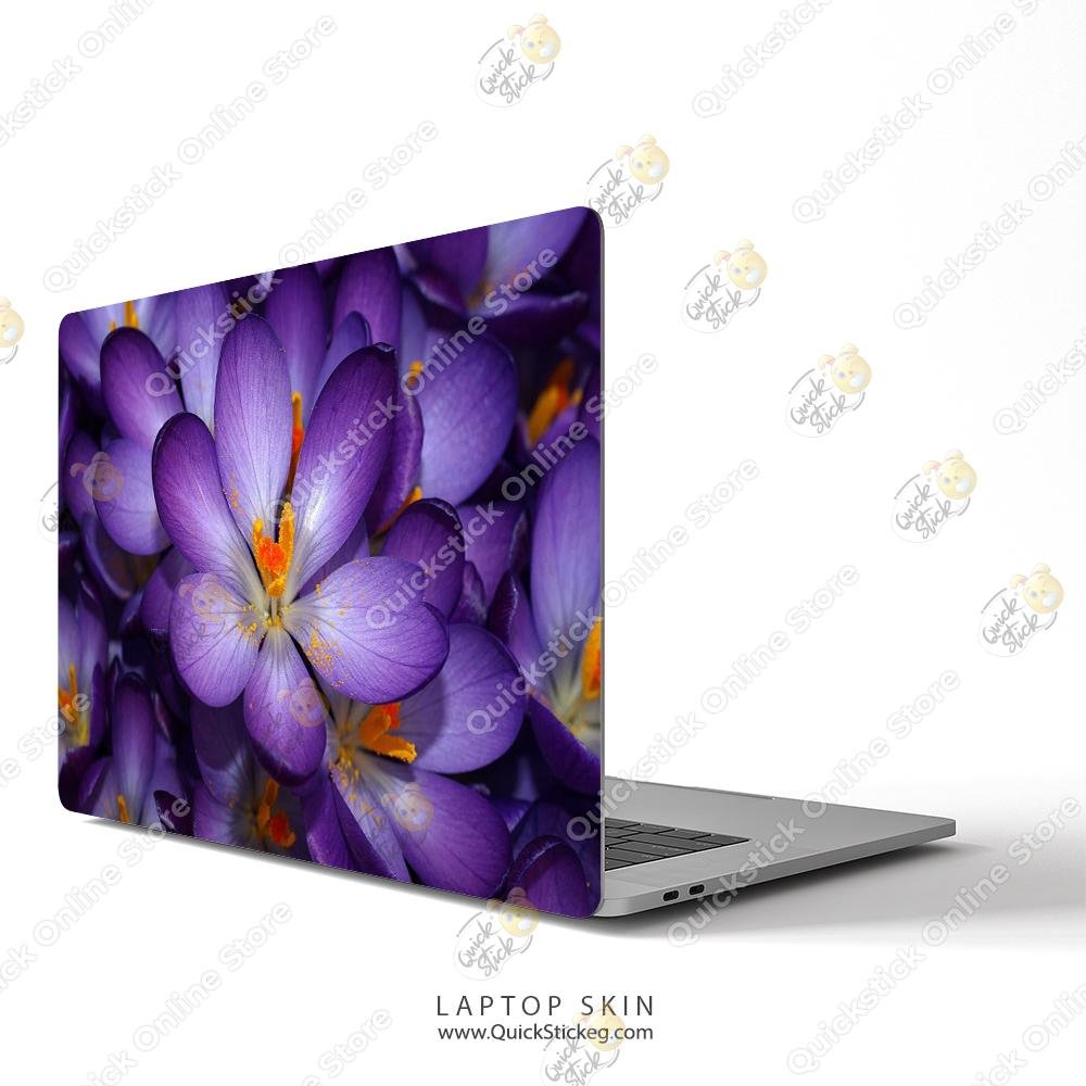 548 Purple Orange flowers - Image 1