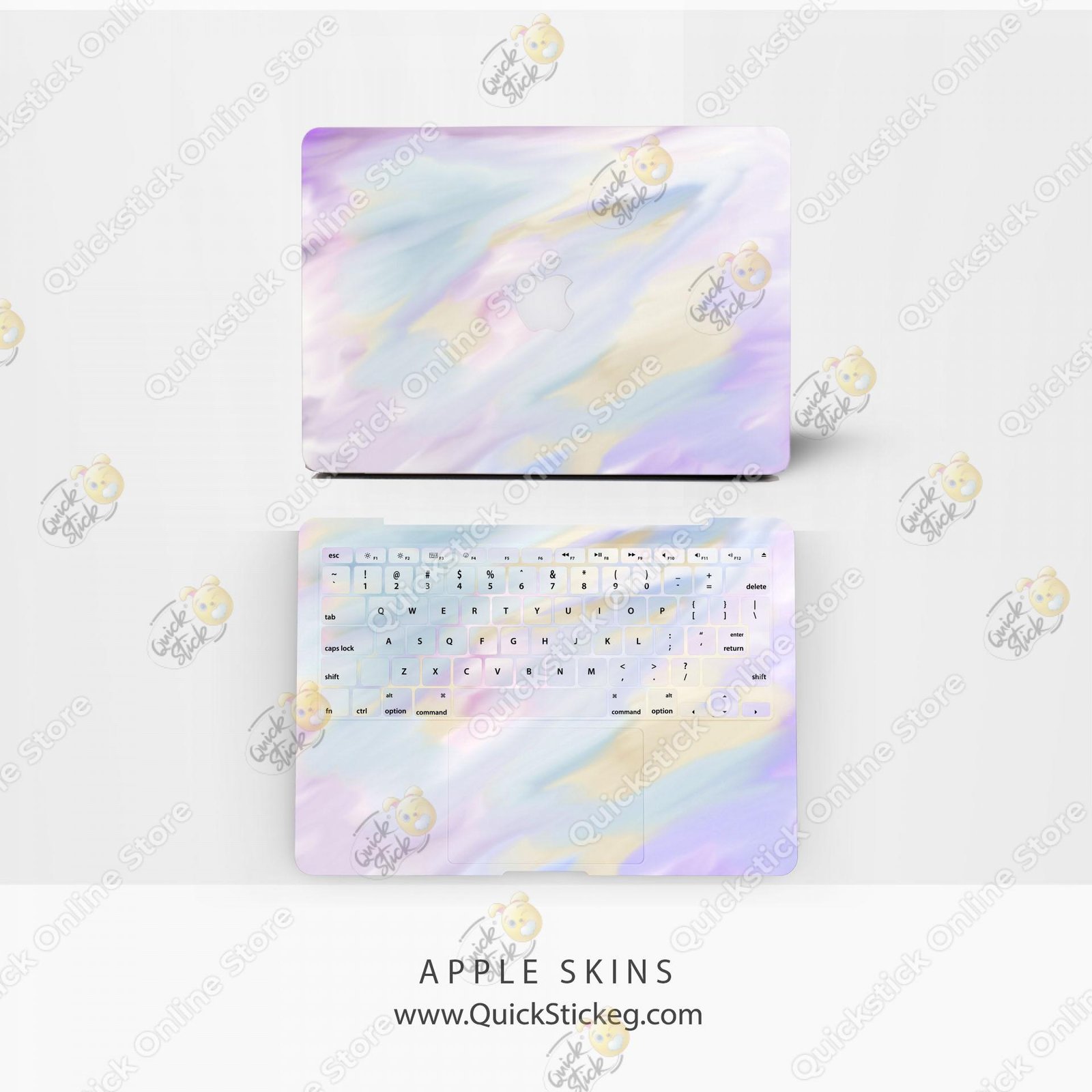 1 MacBook Water Colors Skins - الصورة 1