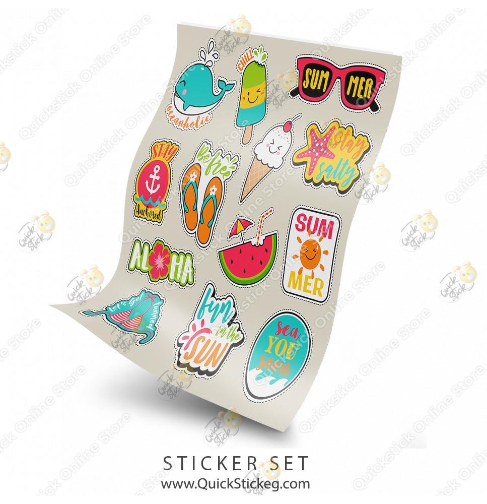 5 Quickstick Stickers Set - Image 1
