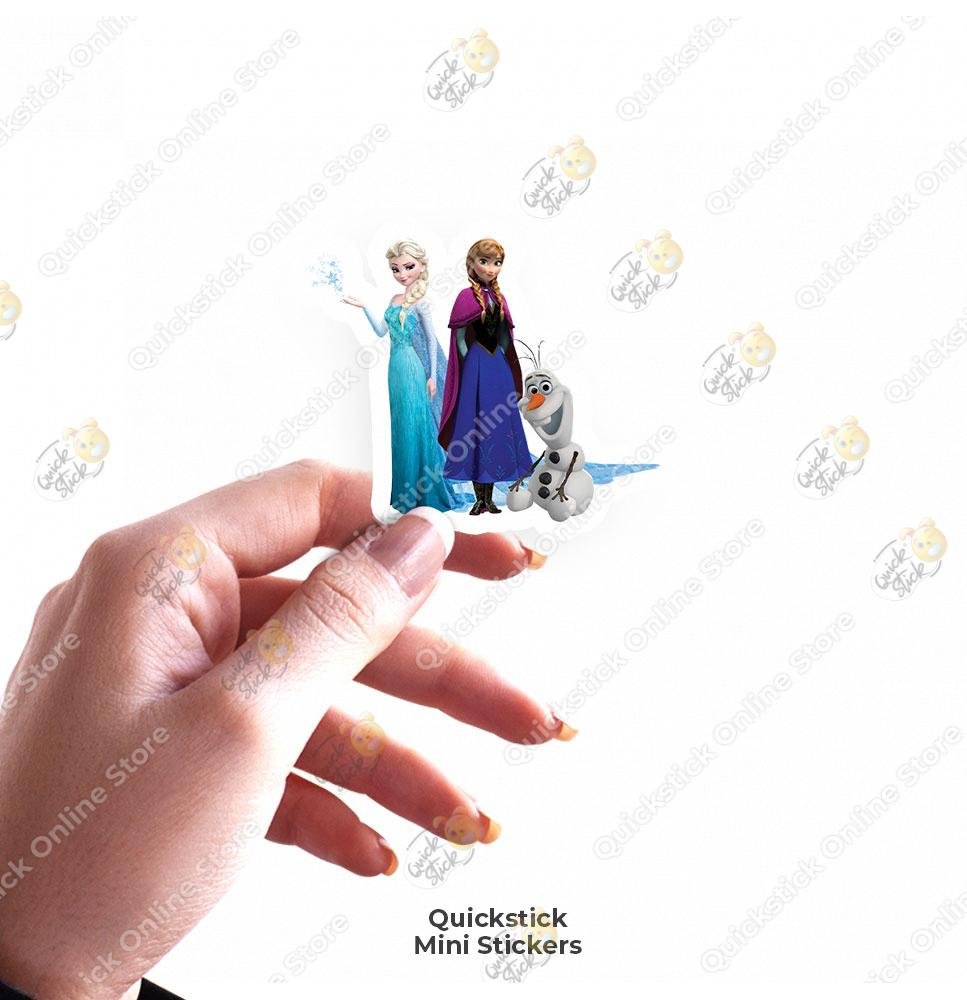 6 Frozen Mini Stickers - Image 1