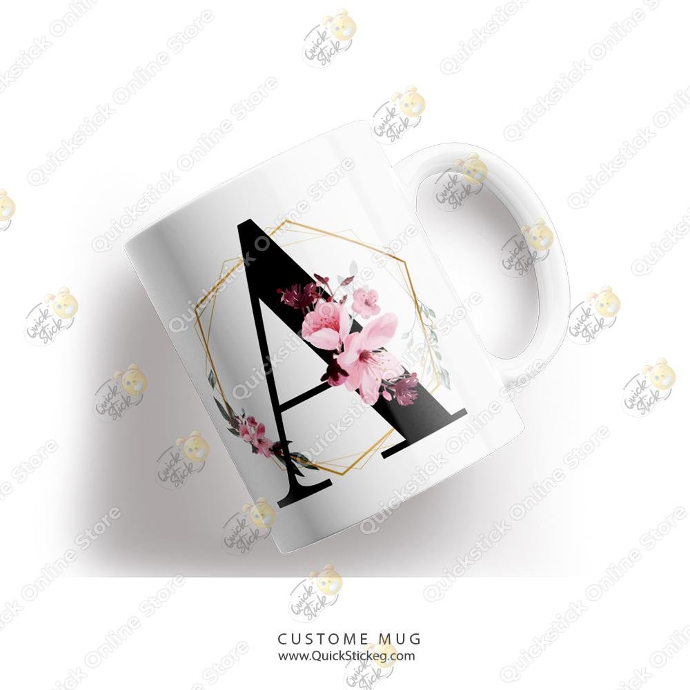 A QuickStick letter A Mug - Image 1