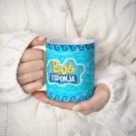 ⁦Dark Blue Spongebob Custom Mug⁩ - الصورة ⁦2⁩