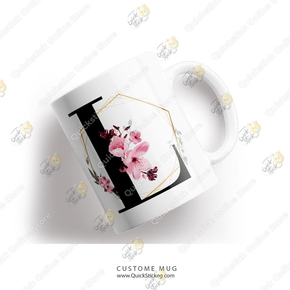 L QuickStick letter L Mug - Image 1
