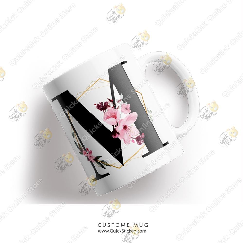 M QuickStick letter M Mug - Image 1