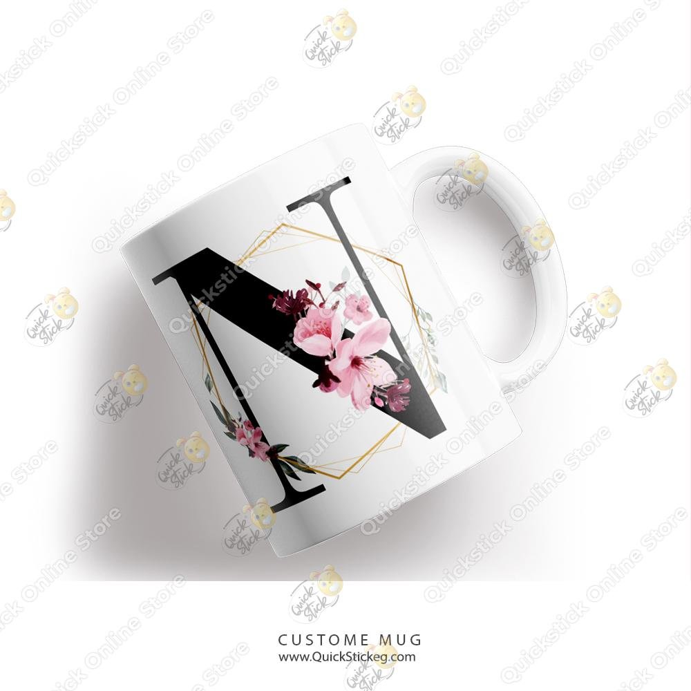 N QuickStick letter N Mug - الصورة 1